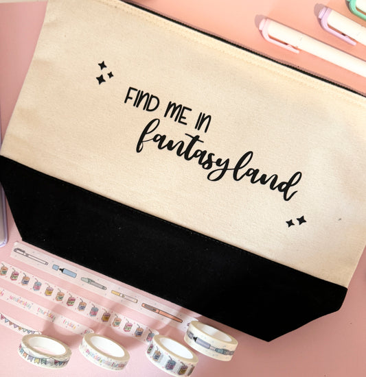 "Find me in Fantasyland" Pouch/Tote Bag