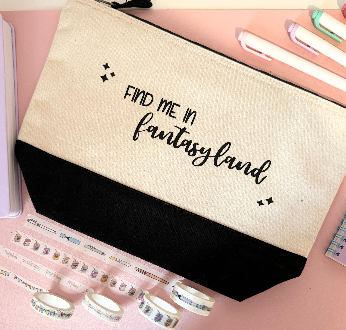 "Find me in Fantasyland" Pouch/Tote Bag