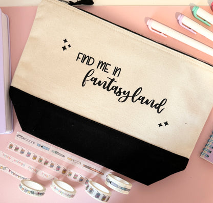 "Find me in Fantasyland" Pouch/Tote Bag