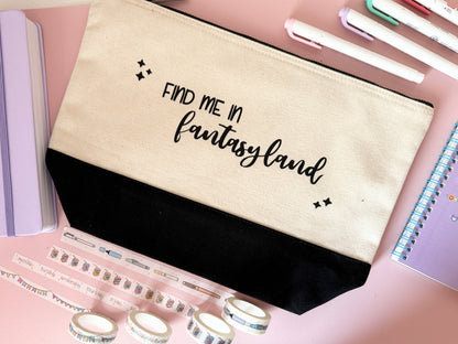 "Find me in Fantasyland" Pouch/Tote Bag