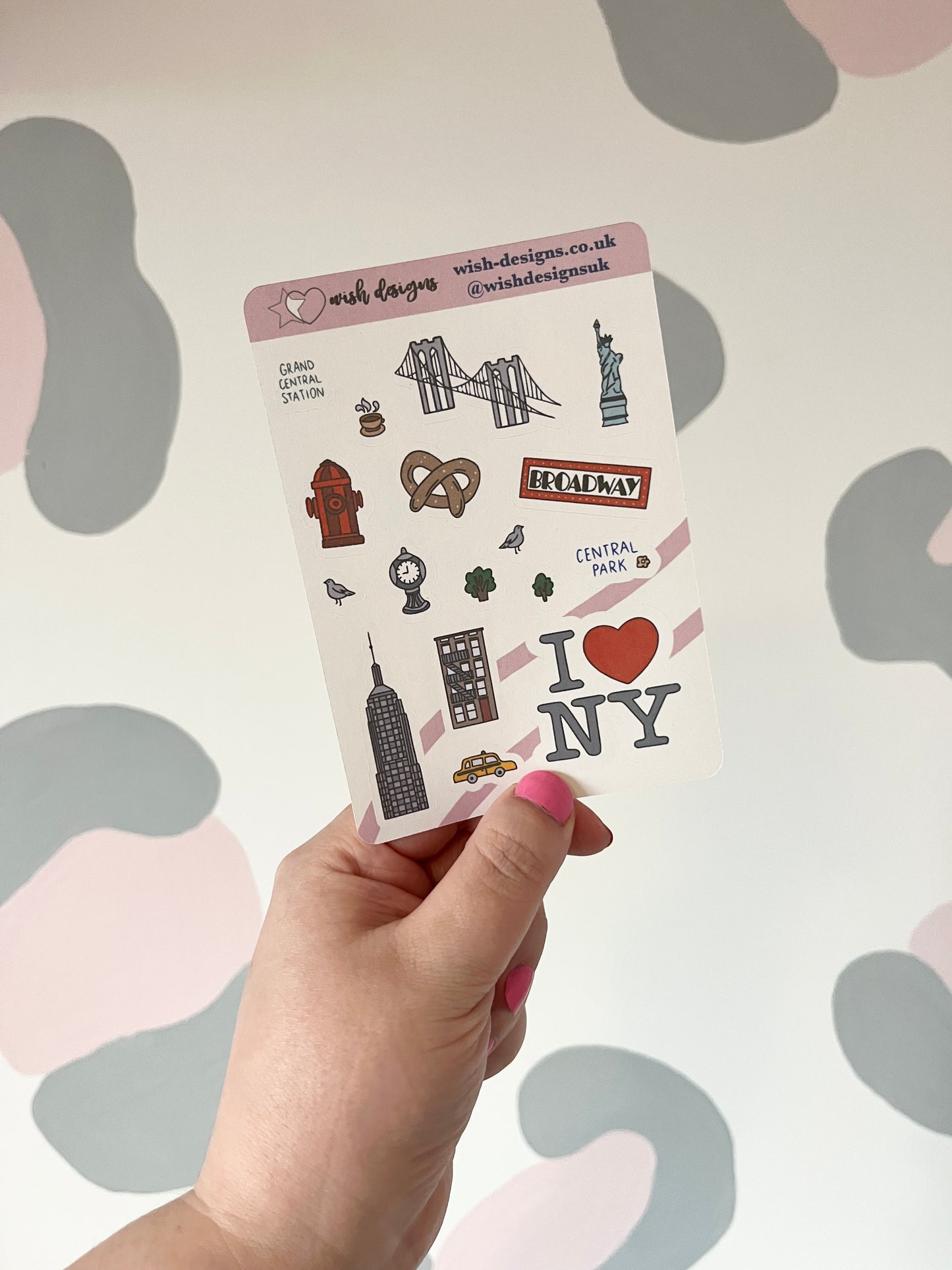 New York Sticker Sheet
