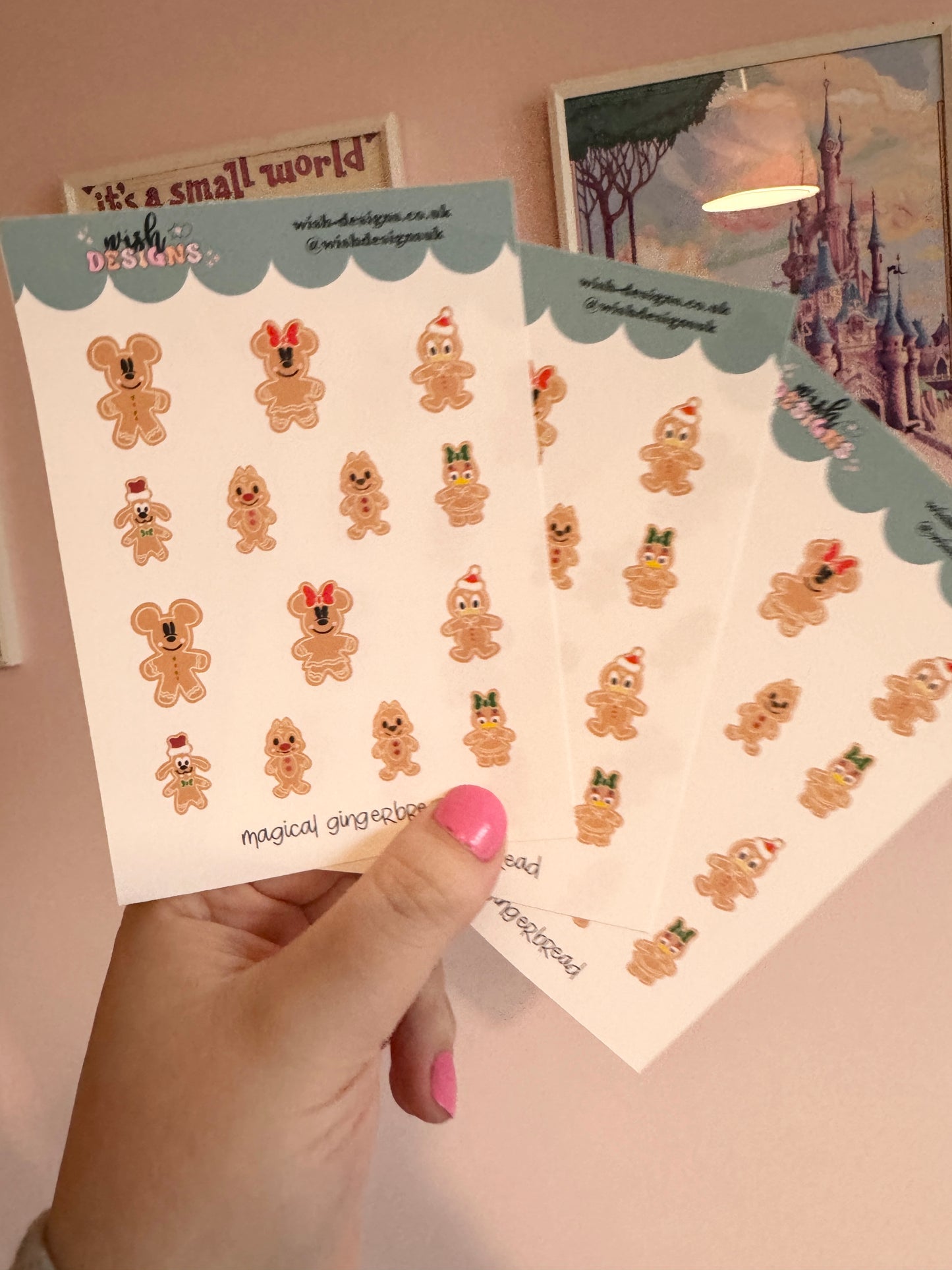 Magical Gingerbread Vinyl Sticker Sheet