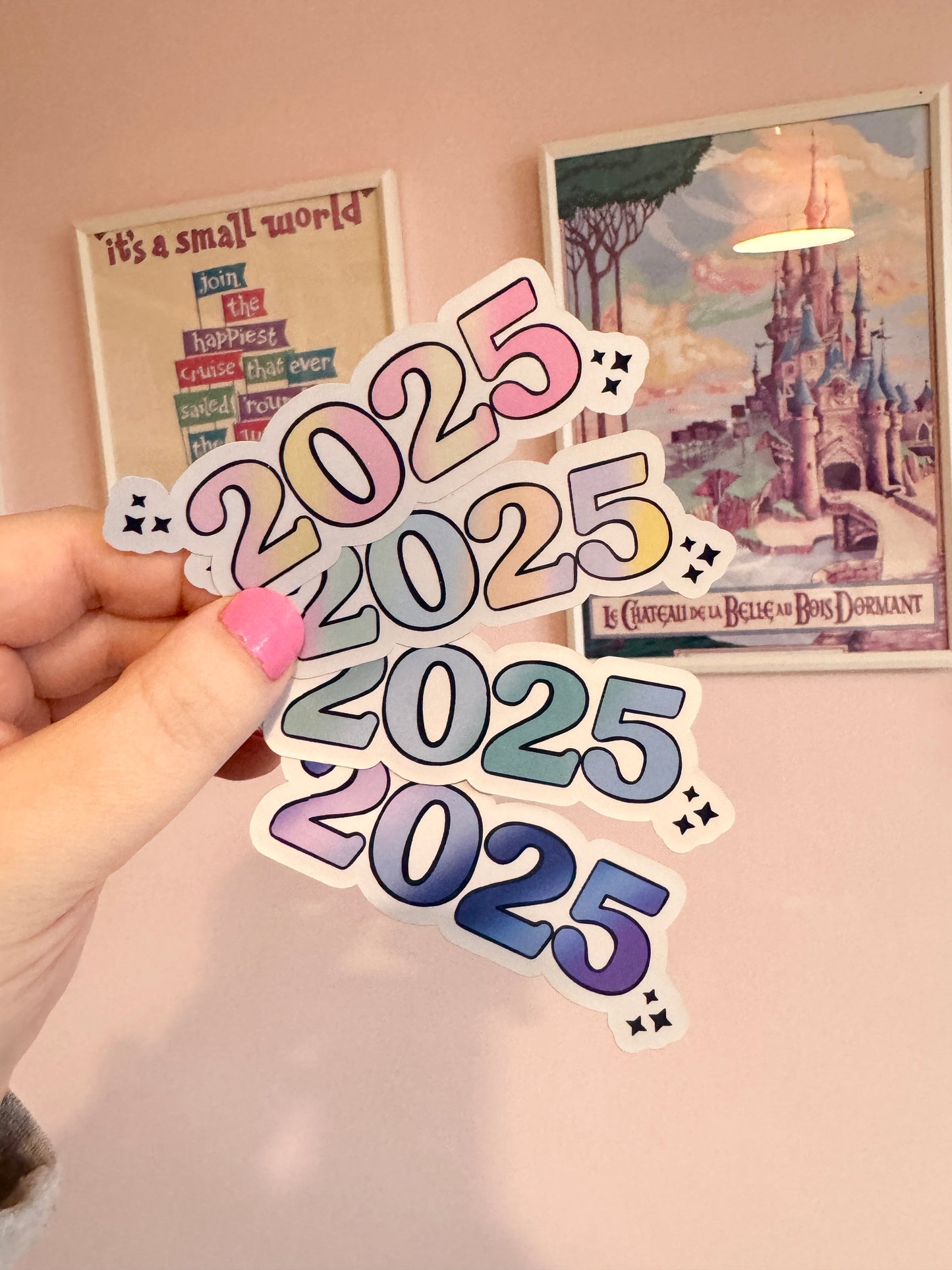 2025 Mint Haze Holographic Sticker