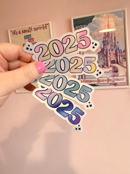 2025 Mint Haze Holographic Sticker