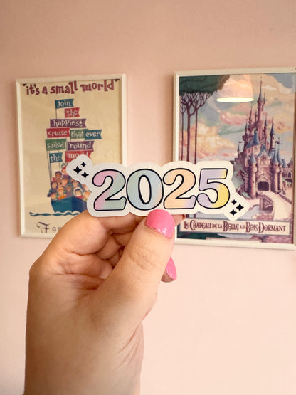 2025 Colourful Holographic Sticker