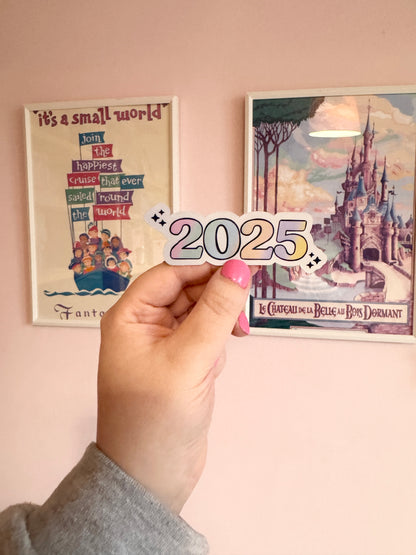 2025 Colourful Holographic Sticker