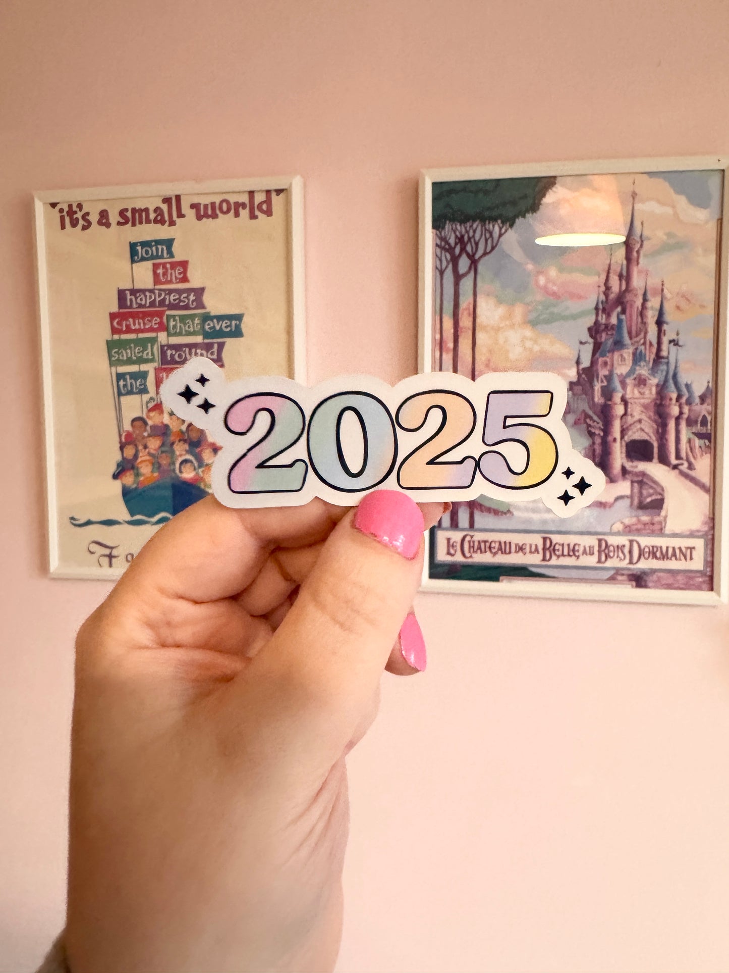 2025 Colourful Holographic Sticker