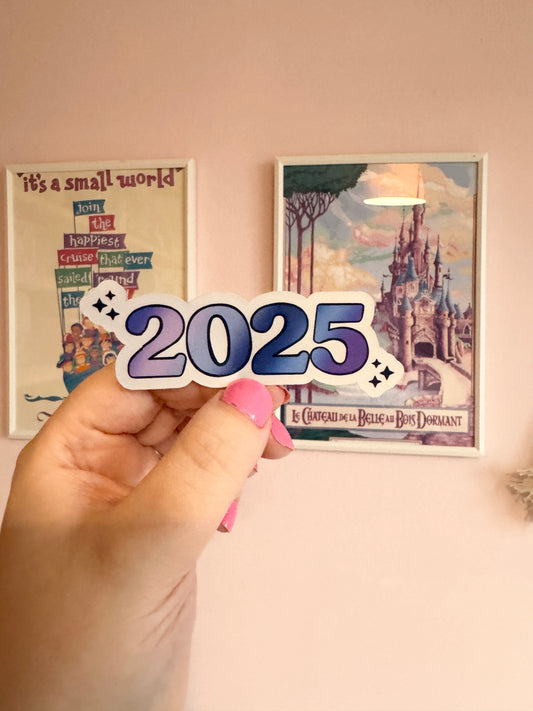 2025 Lavender Sky Holographic Sticker