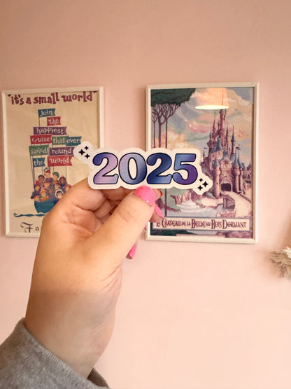 2025 Lavender Sky Holographic Sticker