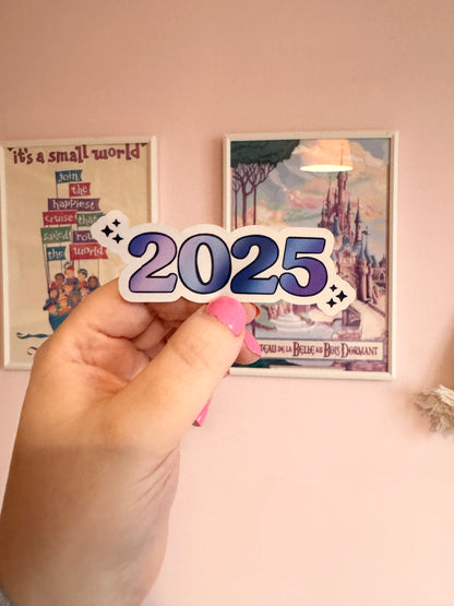 2025 Lavender Sky Holographic Sticker