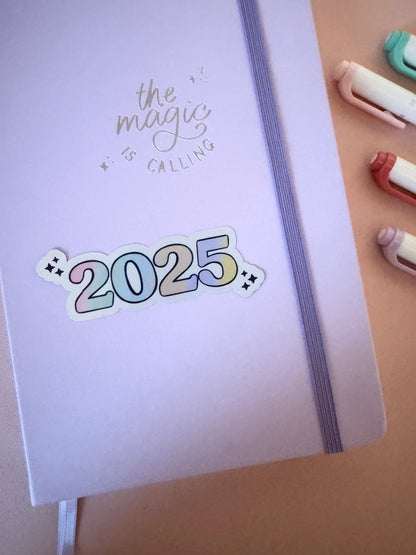 2025 Colourful Holographic Sticker