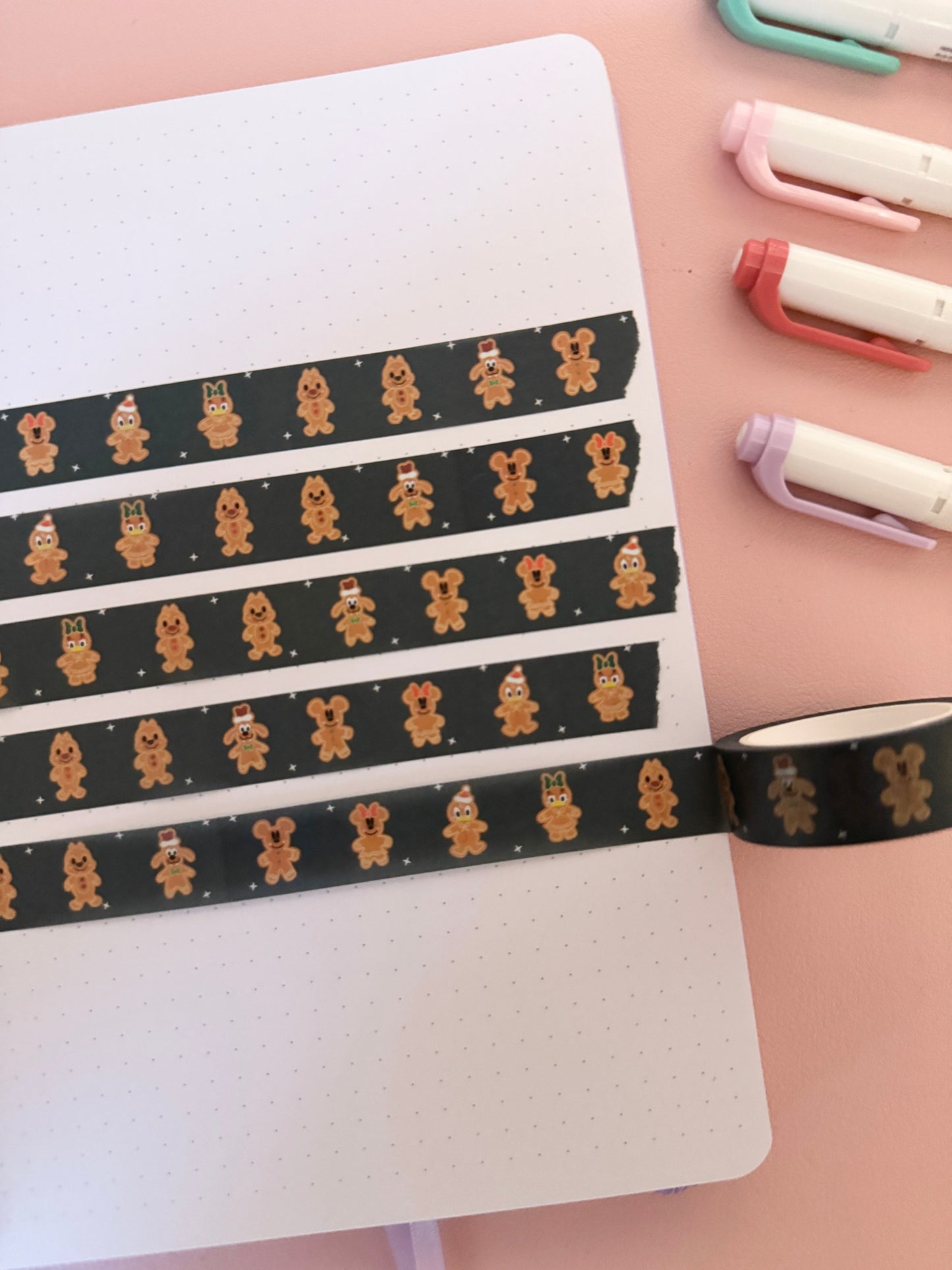 15mm Magical Gingerbread Washi Tape