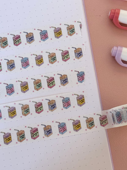 15mm Self Love Juice Boxes Washi Tape