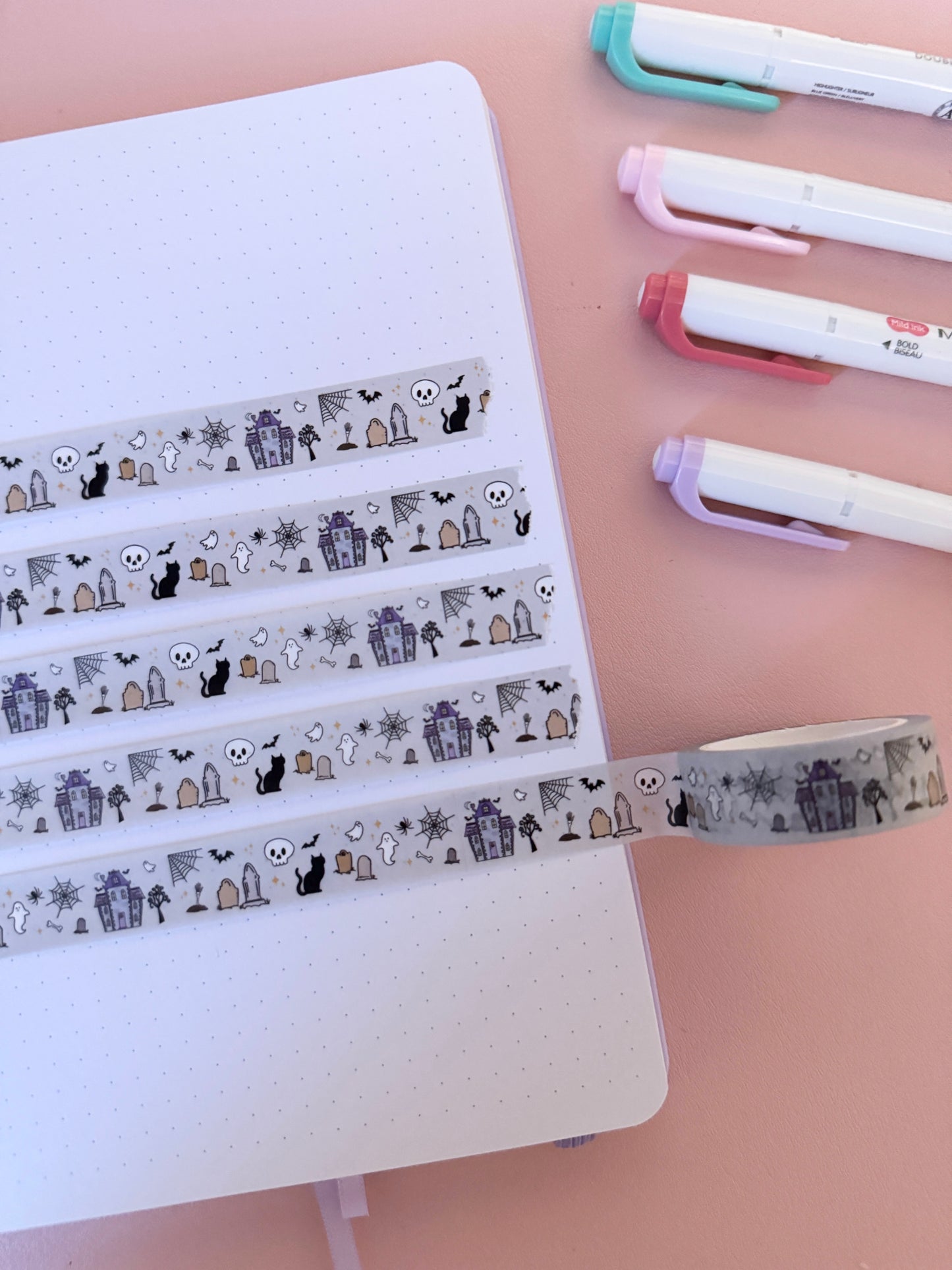 15mm Haunted Manor Washi Tape