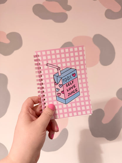 A6 Self Love Juice Box Sticker Book