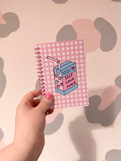 A6 Self Love Juice Box Sticker Book