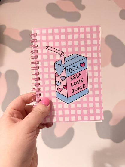 A6 Self Love Juice Box Sticker Book