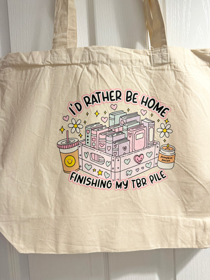 I'd Rather Be Home Tote Bag