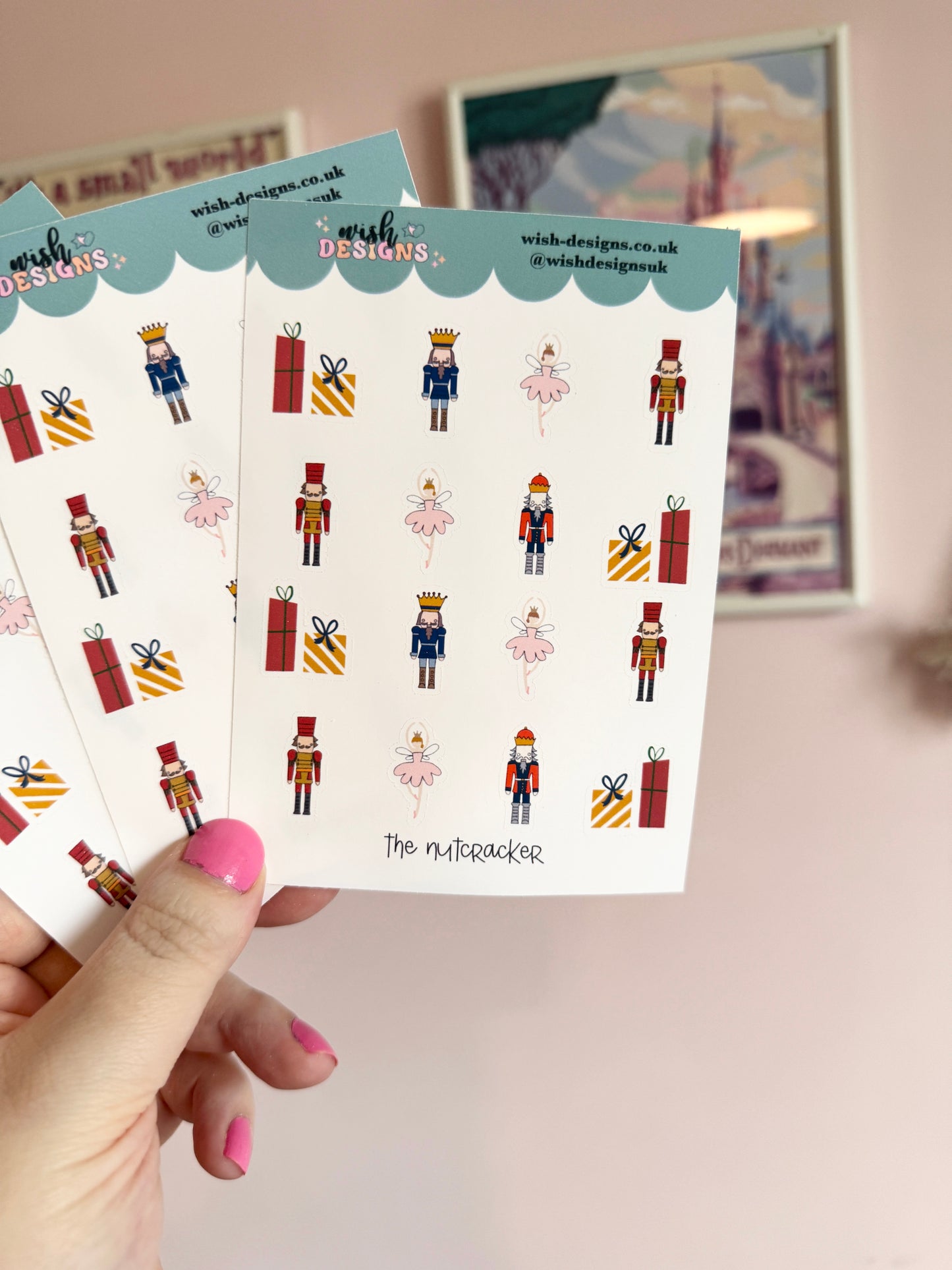 The Nutcracker Vinyl Sticker Sheet