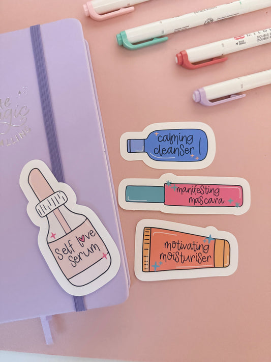 Self Love Makeup Vinyl Sticker Pack