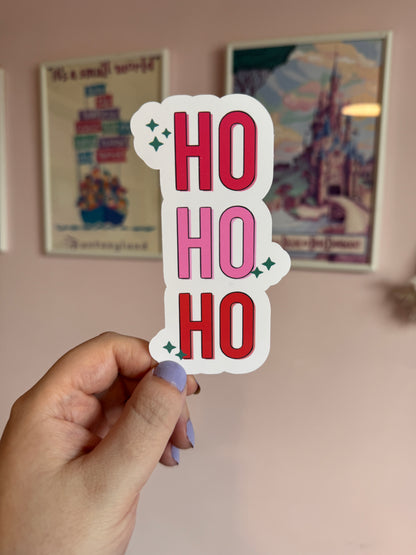 Ho Ho Ho Vinyl Sticker