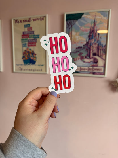 Ho Ho Ho Vinyl Sticker