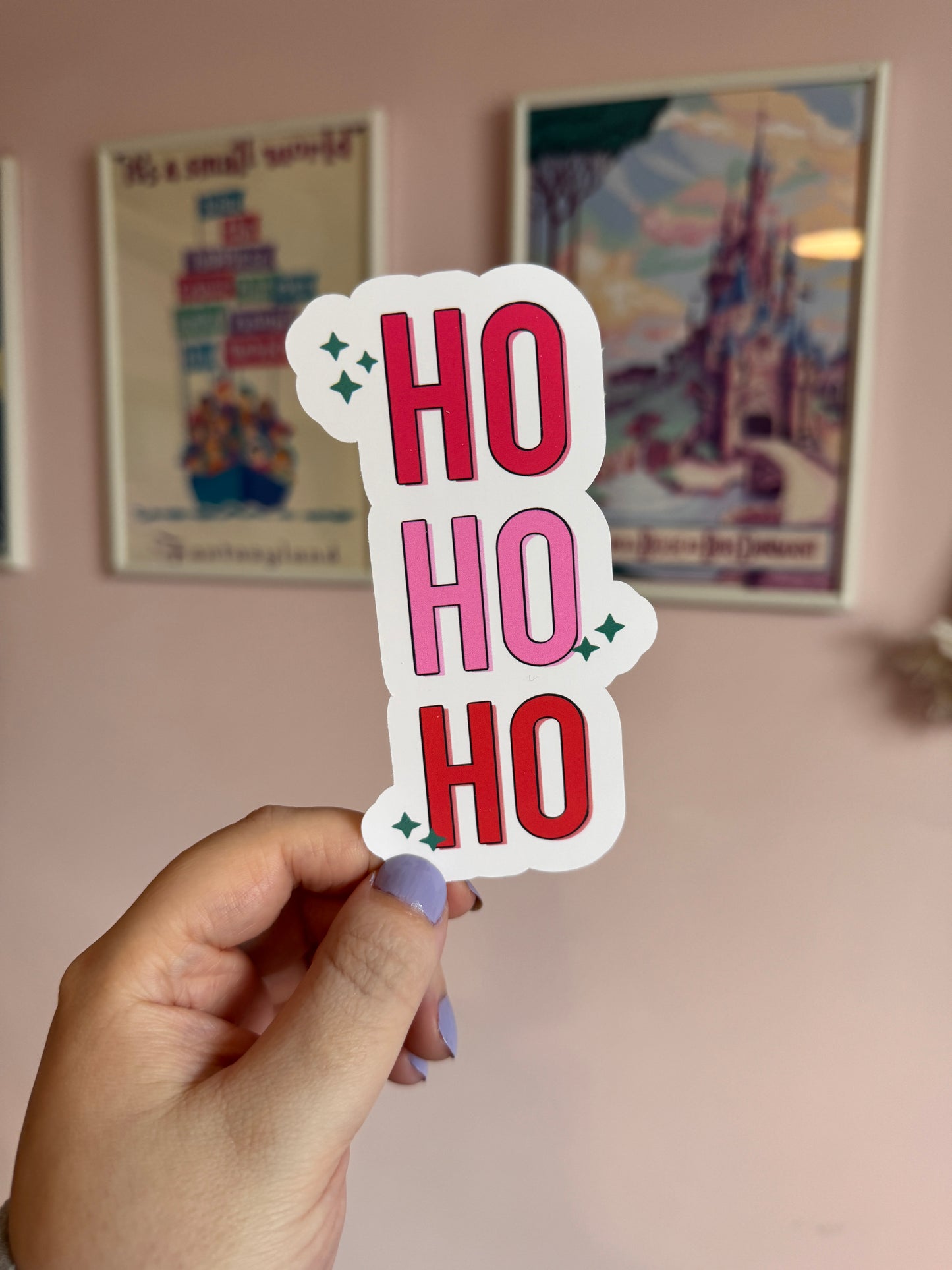 Ho Ho Ho Vinyl Sticker