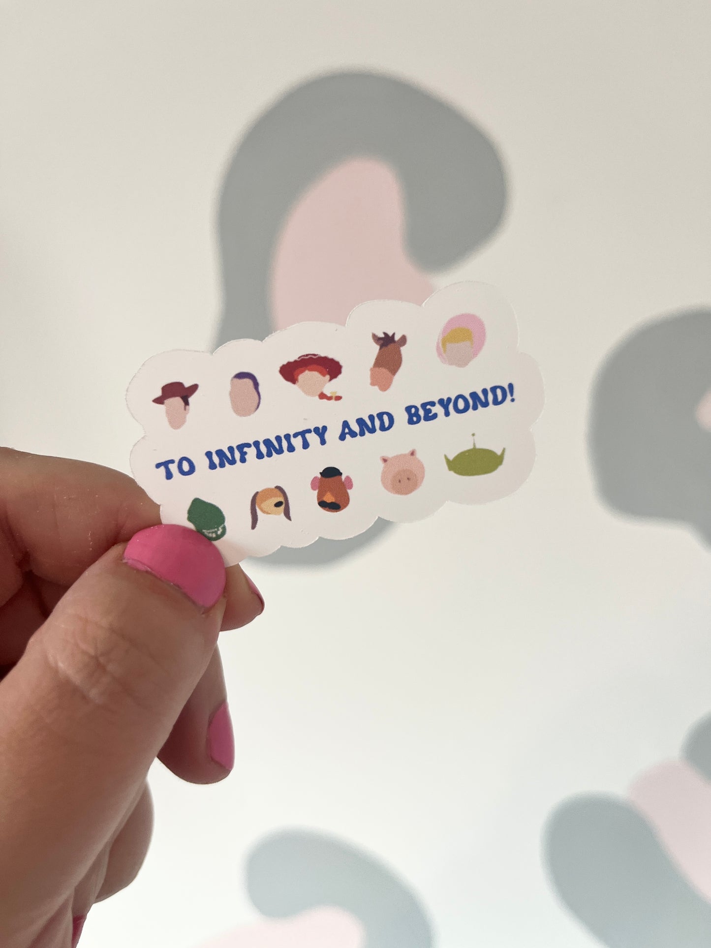 To Infinity and Beyond Quote Vinyl Sticker