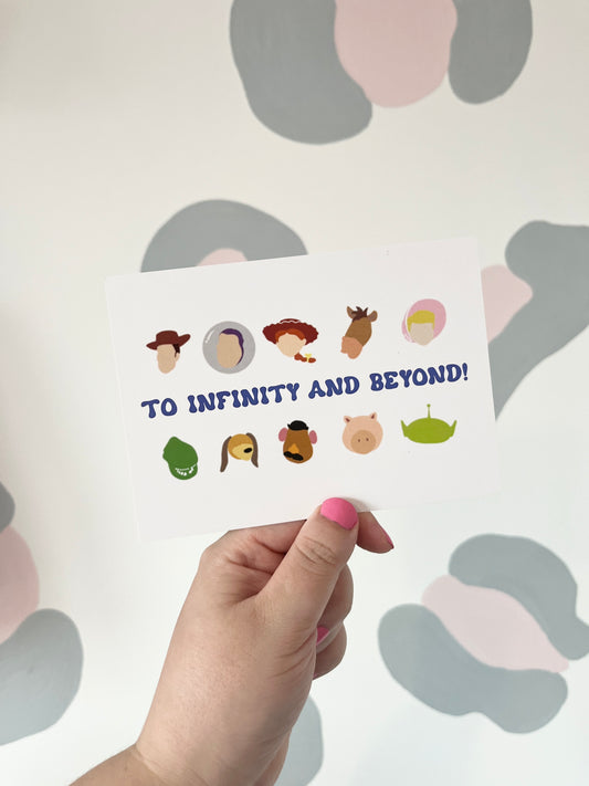 To Infinity and Beyond Postcard