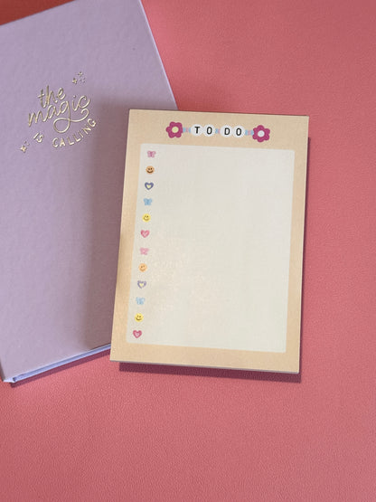 A6 Friendship Bracelet Notepad