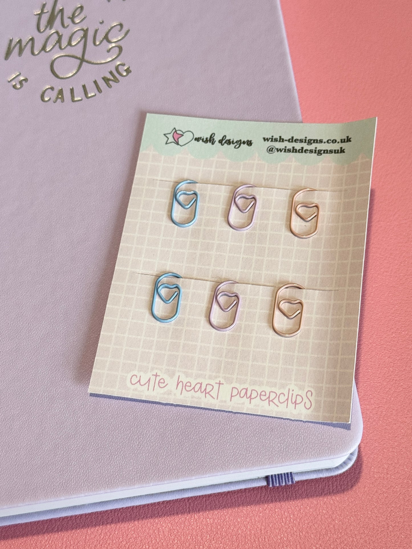 Cute Heart Paperclips