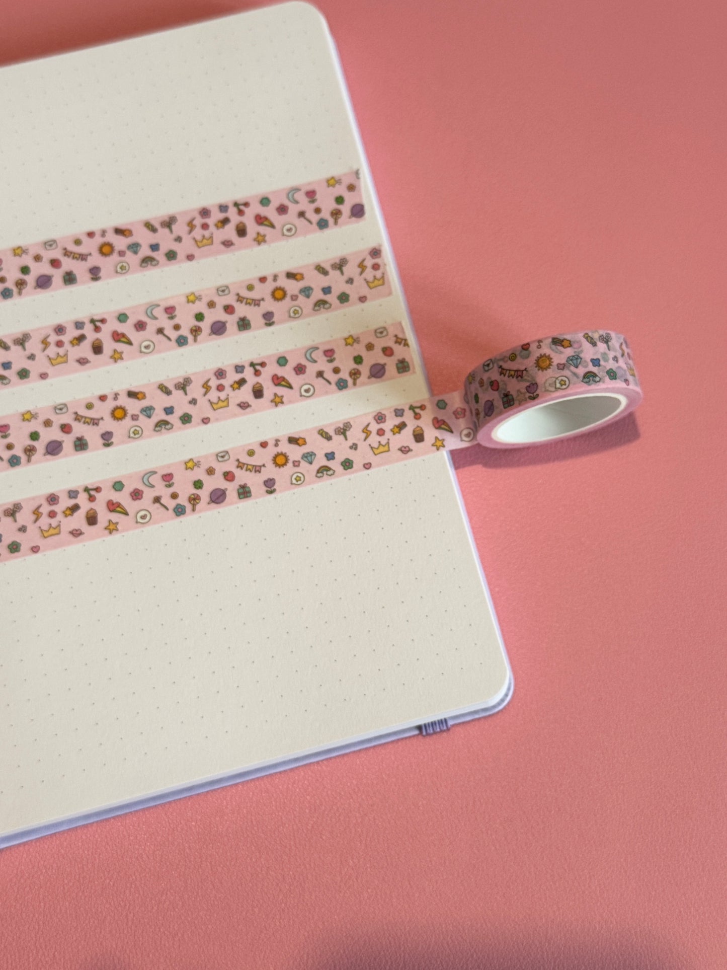 15mm Positive Icons Washi Tape