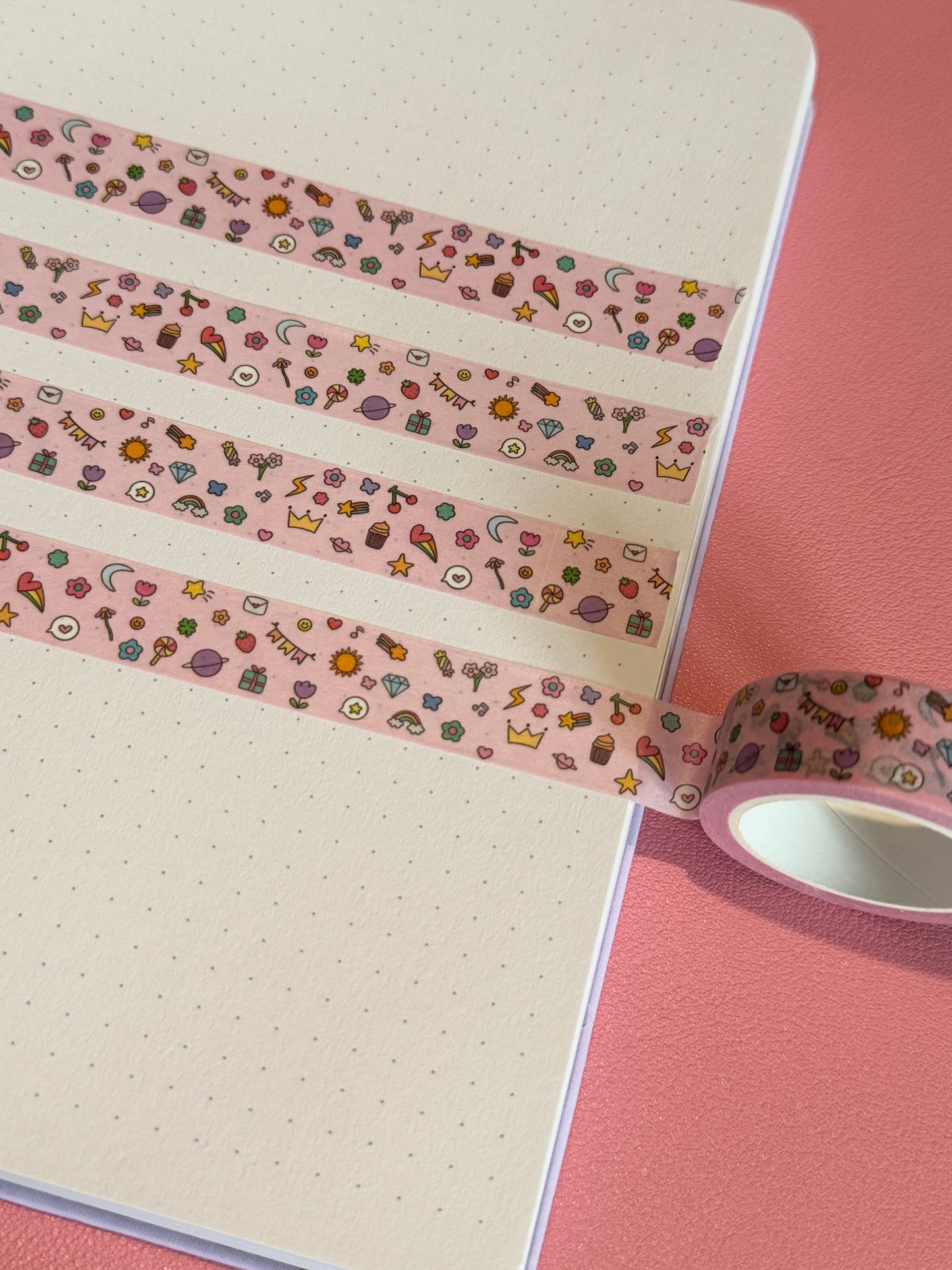 15mm Positive Icons Washi Tape