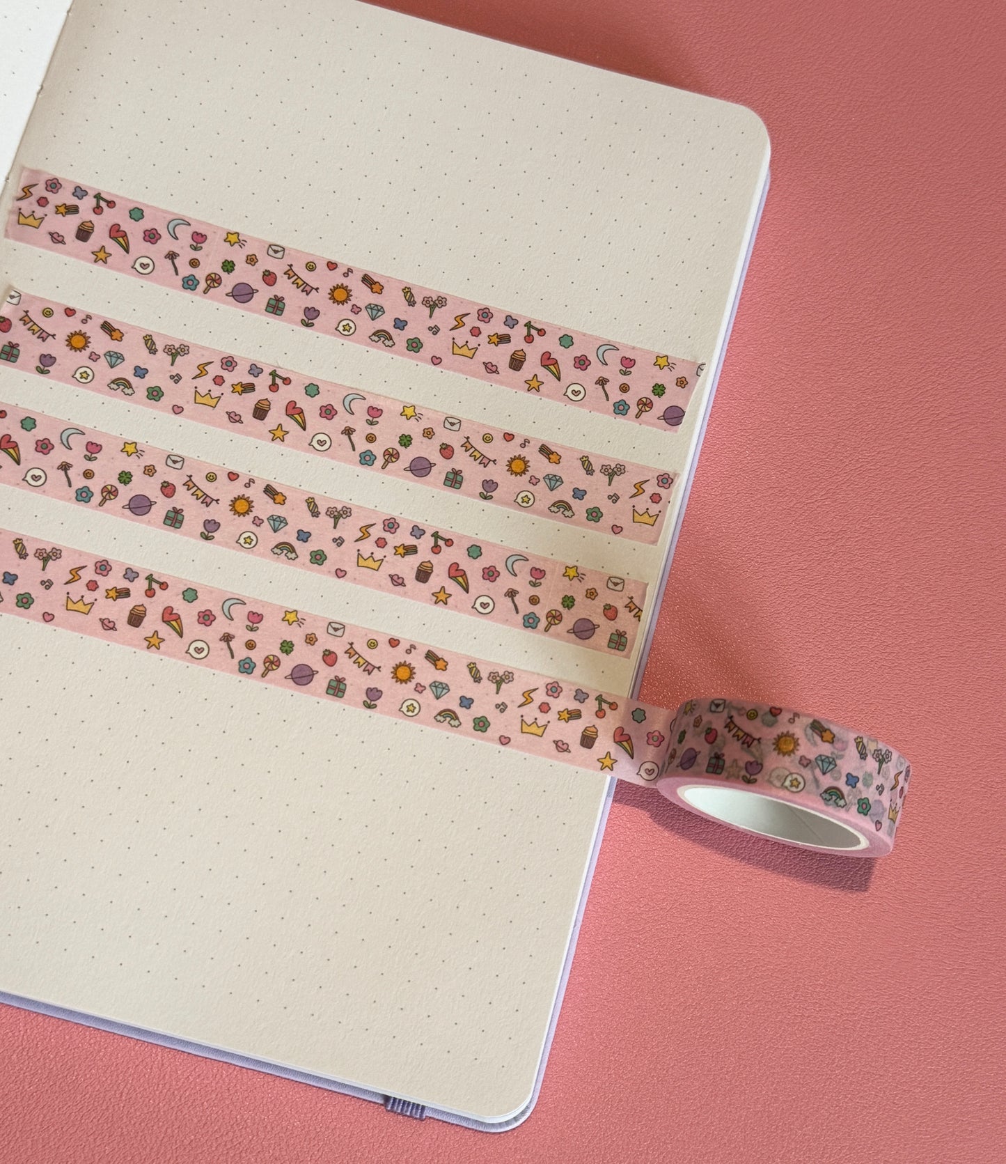 15mm Positive Icons Washi Tape