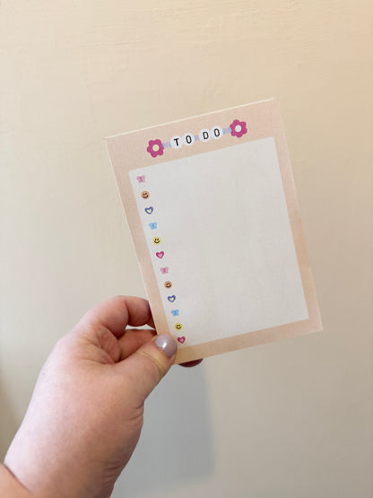 A6 Friendship Bracelet Notepad