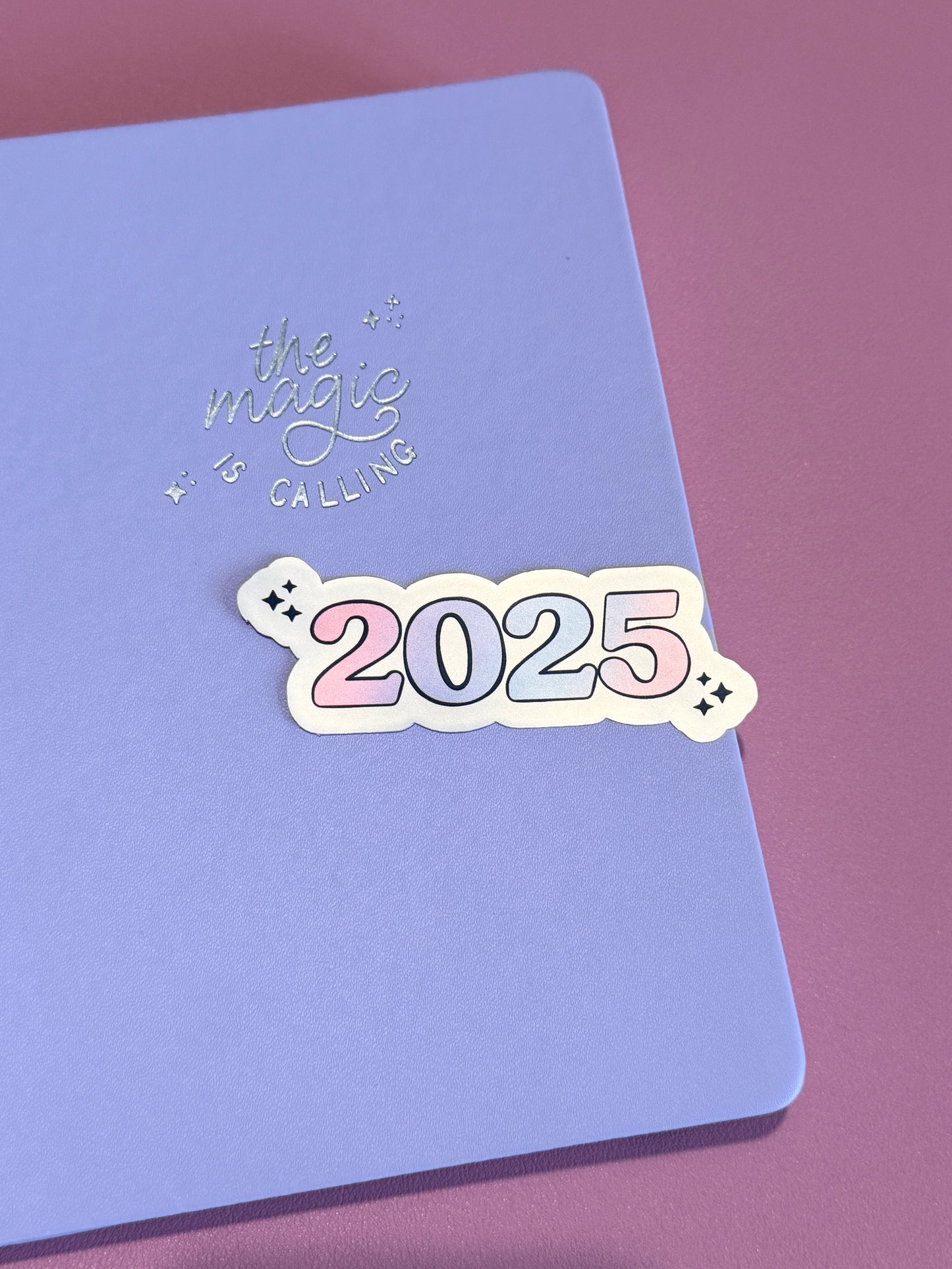 2025 Purple/Blue Holographic Sticker