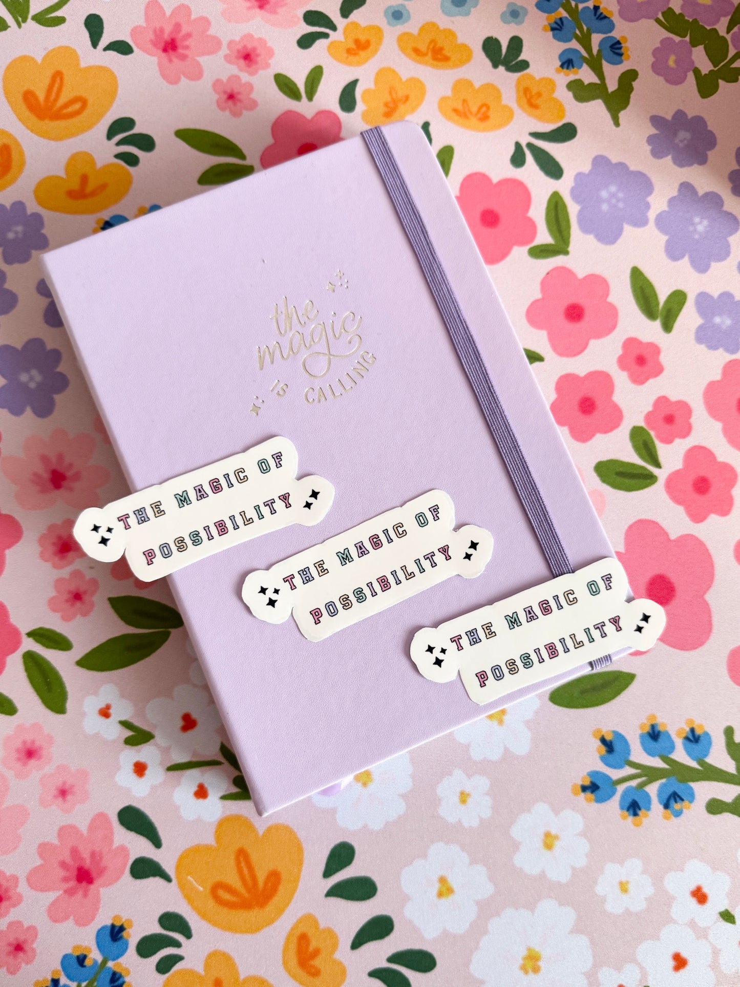'The Magic of Possibility' Clear Sticker