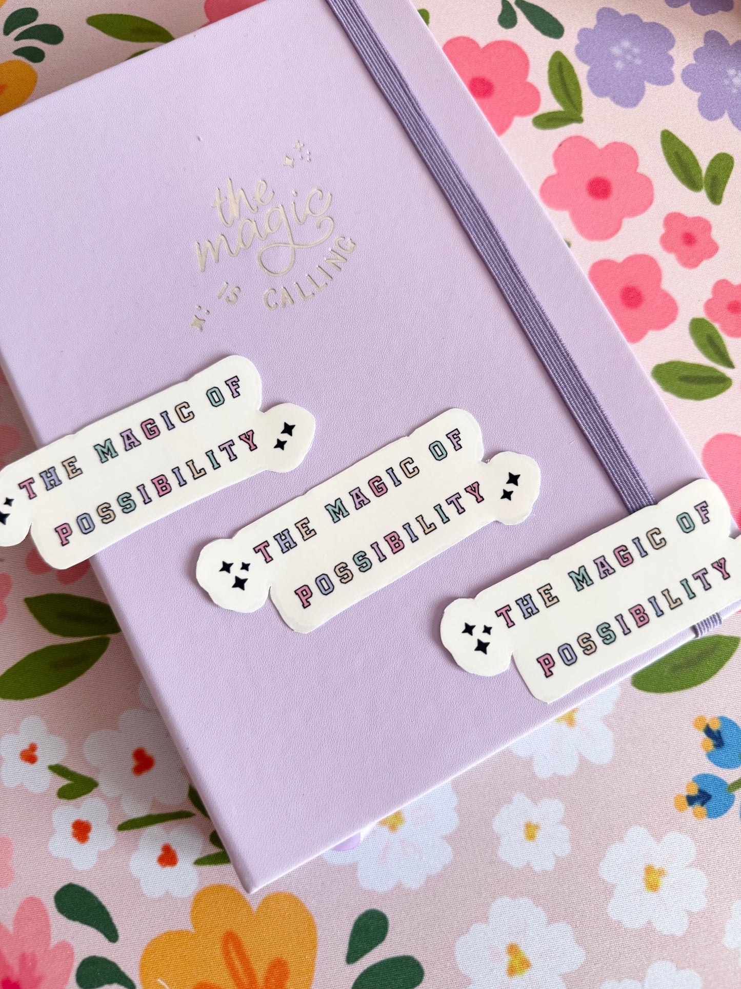 'The Magic of Possibility' Clear Sticker