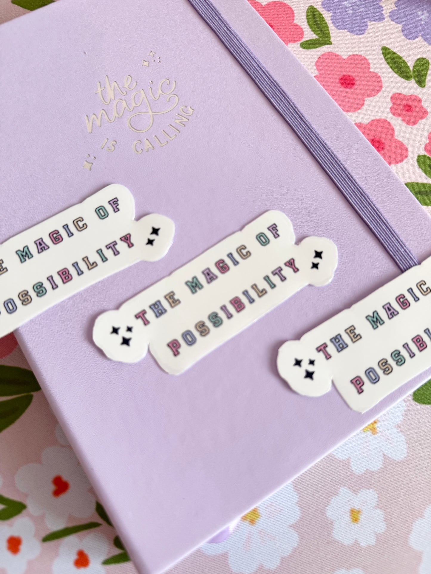 'The Magic of Possibility' Clear Sticker