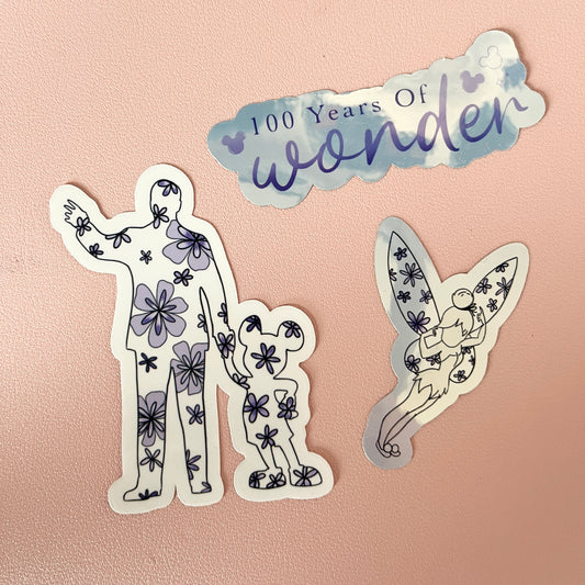 100 Years of Wonder Mixed Sticker Pack