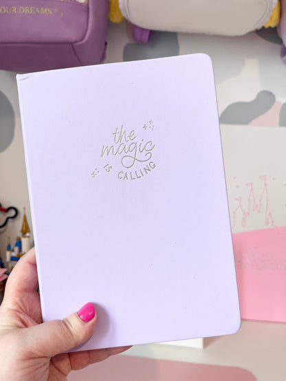 A5 Foiled Lilac Dot Grid Journal