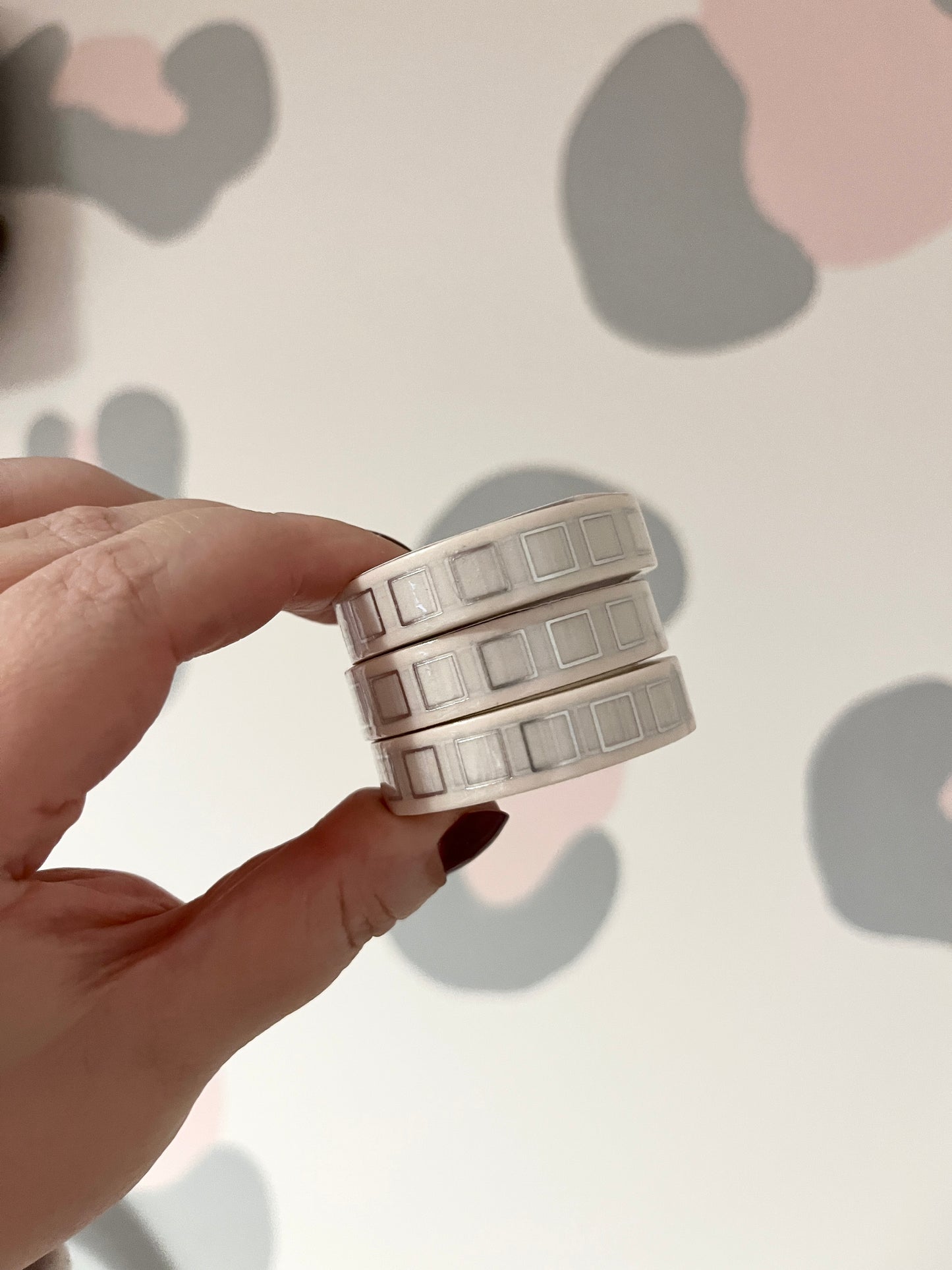 10mm Foiled Checklist Washi Tape