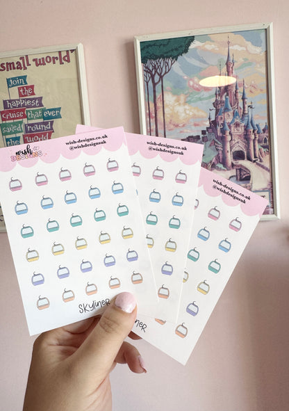 Skyliner Vinyl Sticker Sheet