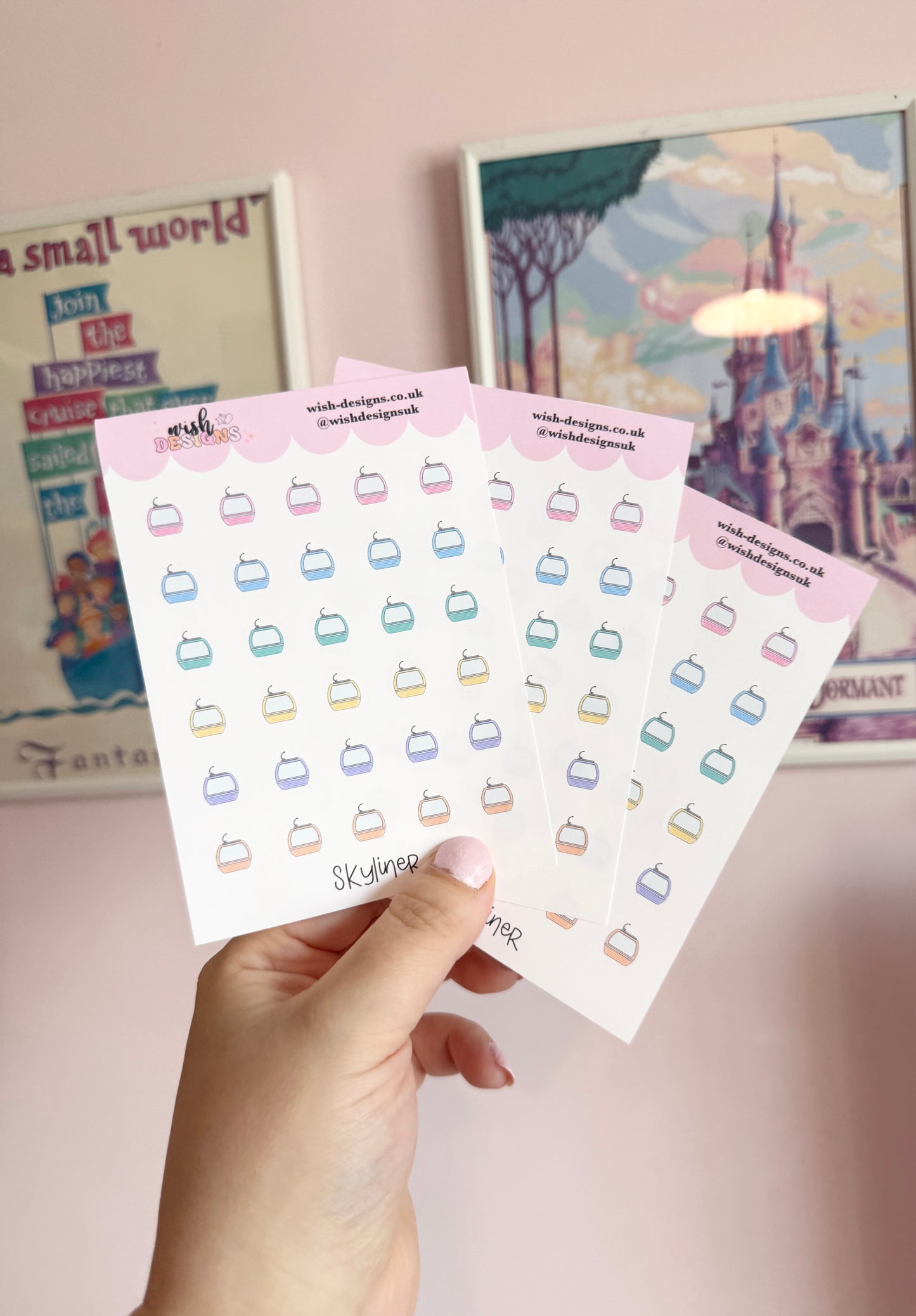 Skyliner Vinyl Sticker Sheet