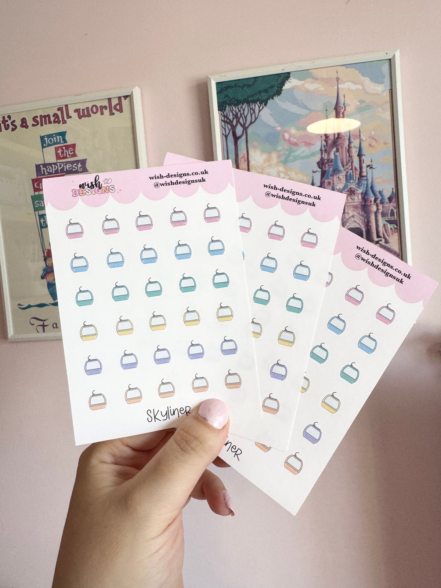 Skyliner Vinyl Sticker Sheet