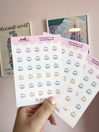 Skyliner Vinyl Sticker Sheet
