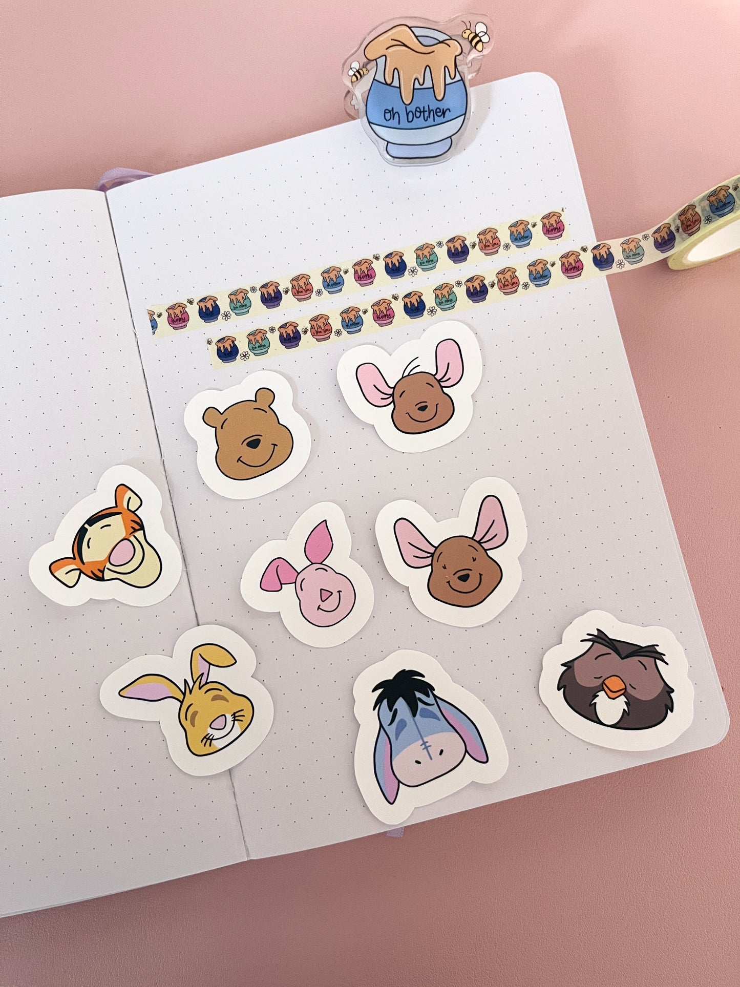 Acre Wood Characters Vinyl Sticker Pack