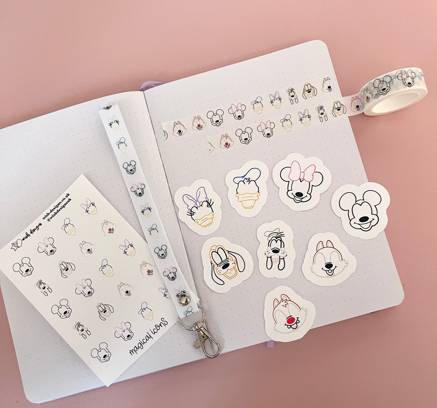 Magical Icons Stickers & Washi Tape Bundle