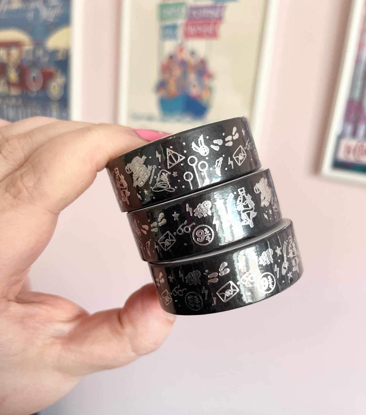 15mm Wizarding World Silver Foiled Washi Tape