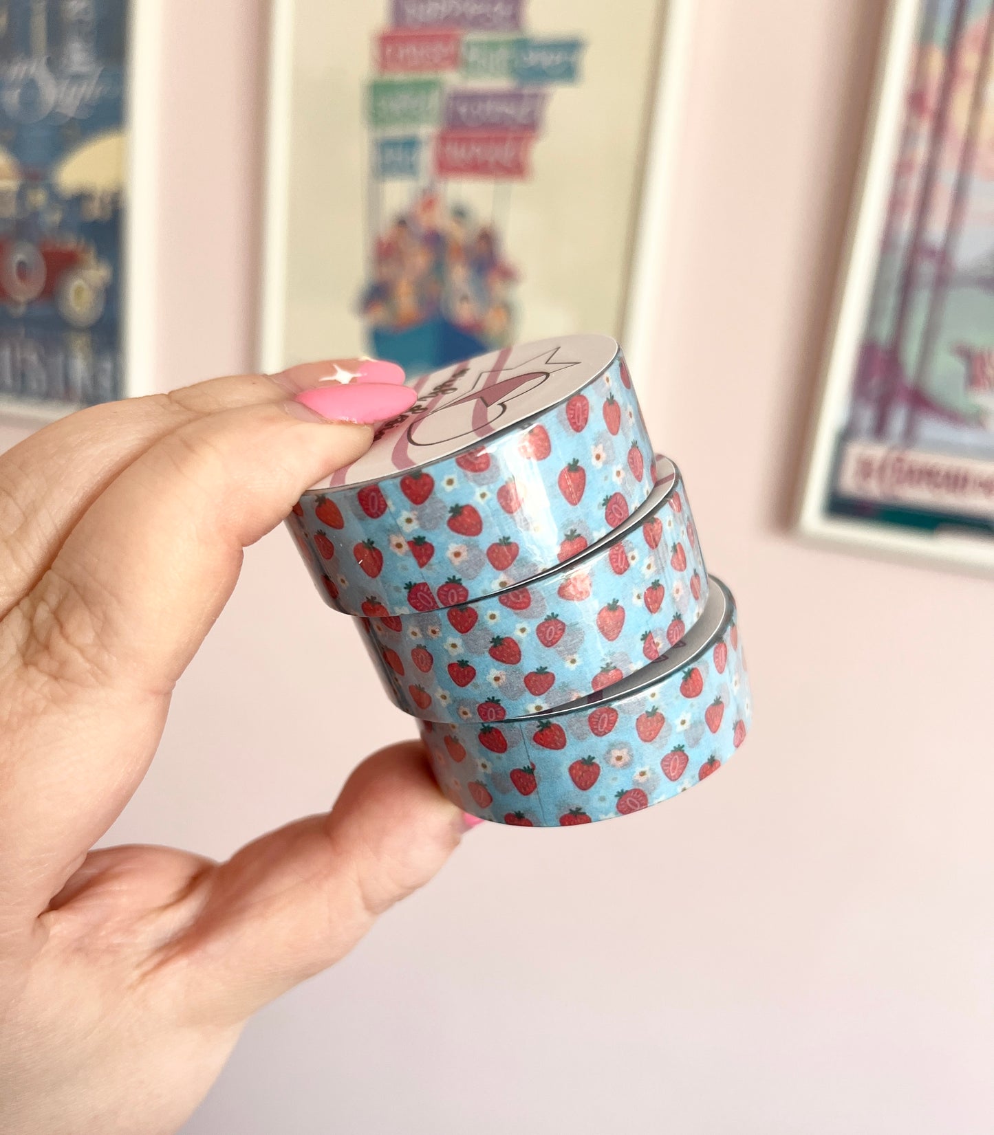 15mm Strawberry Fields Washi Tape